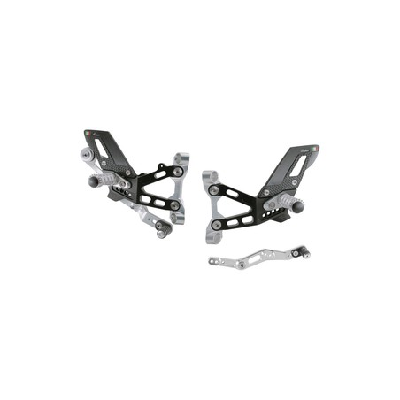 FTRBM007W Repose-pieds réglables avec repose-pieds articulé Bmw S 1000 RR 2019+ Lightech