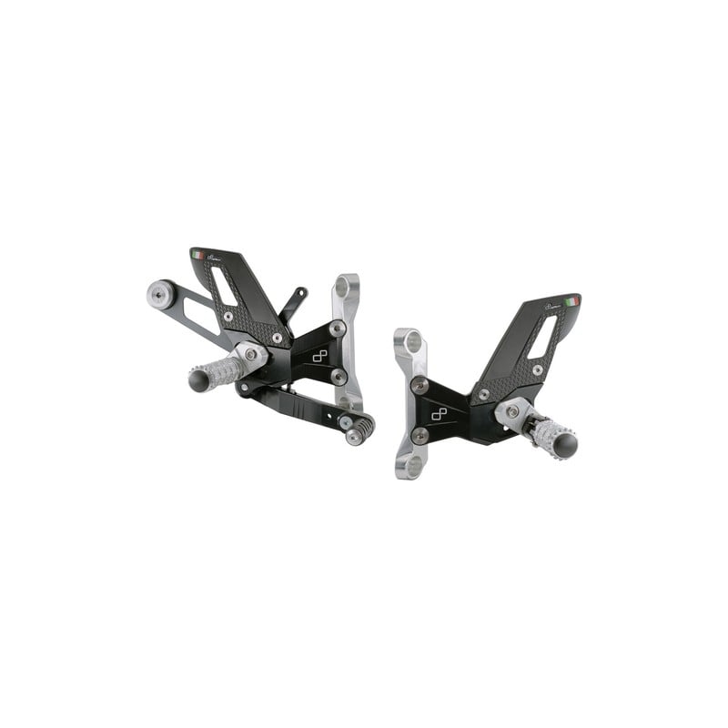 FTRBM008 Adjustable Rear Sets With Fixed Foot Pegs Bmw M 1000 R 2022+ Lightech