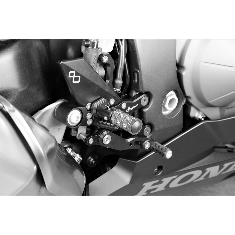 FTRHO006W Adjustable Rear Sets With Fold Up Foot Pegs Honda CBR1000RR 2008+ Lightech