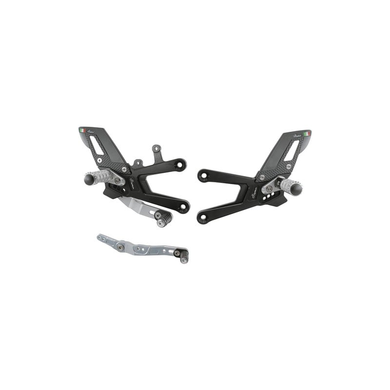 FTRHO011 Pedane Regolabili con Poggia piedi Fissi Honda CBR1000RR-R SP 2020+ Lightech