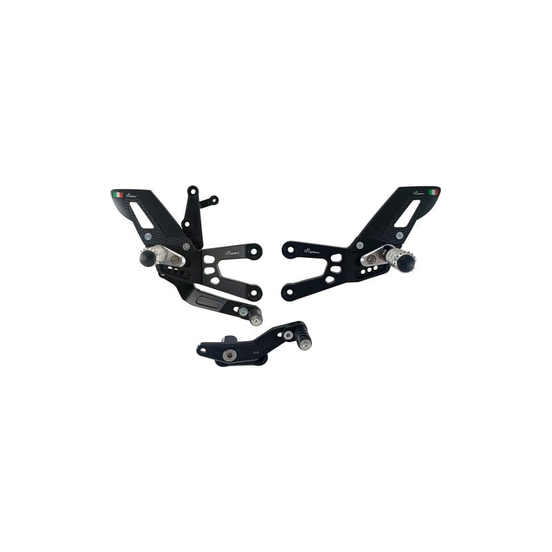 FTRHO014W Repose-pieds réglables avec repose-pieds articulés Honda CBR600RR 2007+ Lightech