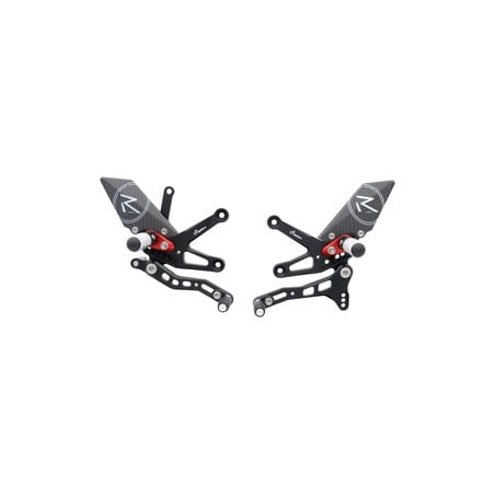 FTRKA006R Pedane Regolabili R Version Kawasaki ZX10R 2016+ Lightech