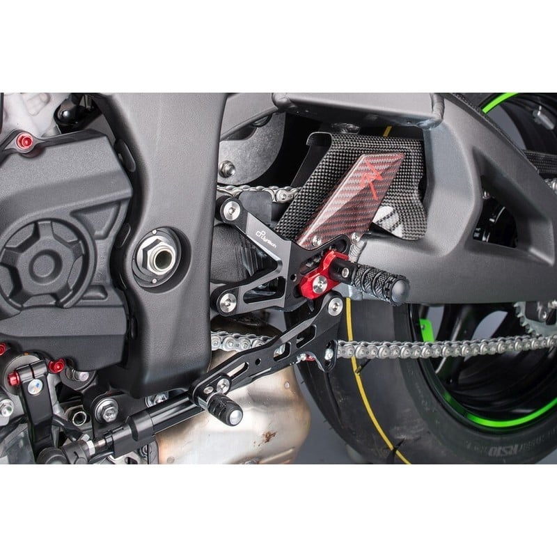 FTRKA006R Pedane Regolabili R Version Kawasaki ZX10R 2016+ Lightech