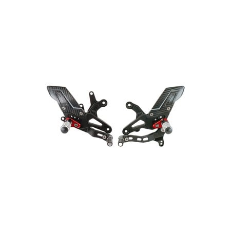 FTRKA008R Pedane Regolabili R Version , Cambio Diritto Kawasaki ZX6R 2009+ Lightech