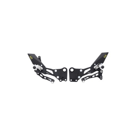 FTRKT001 Repose-pieds réglables avec repose-pieds fixe Ktm RC 125 2017+ Lightech