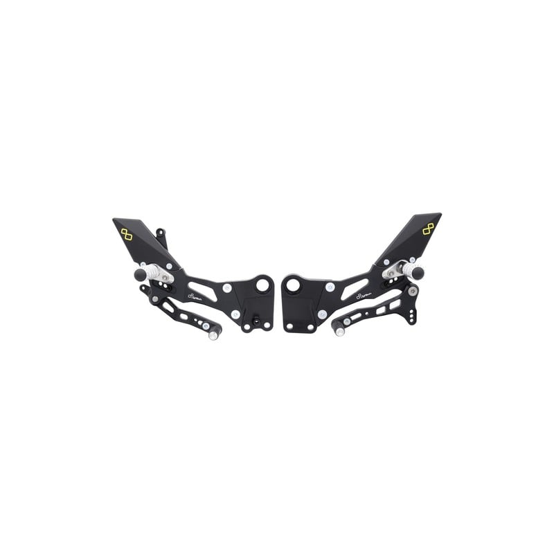 FTRKT001 Adjustable Rear Sets With Fixed Footpegs Ktm RC 200 2017+ Lightech