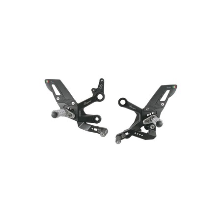 FTRKT002 Reposapiés ajustables con reposapiés fijos Ktm Duke 790 2018+ Lightech