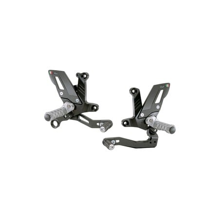 FTRKT004 Pedane Regolabili Con Poggia Piedi Fissi Ktm Super Duke 1290 R 2020+ Lightech