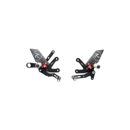 FTRSU003R Reposapiés ajustables versión R Suzuki GSX-S1000 2015+ Lightech