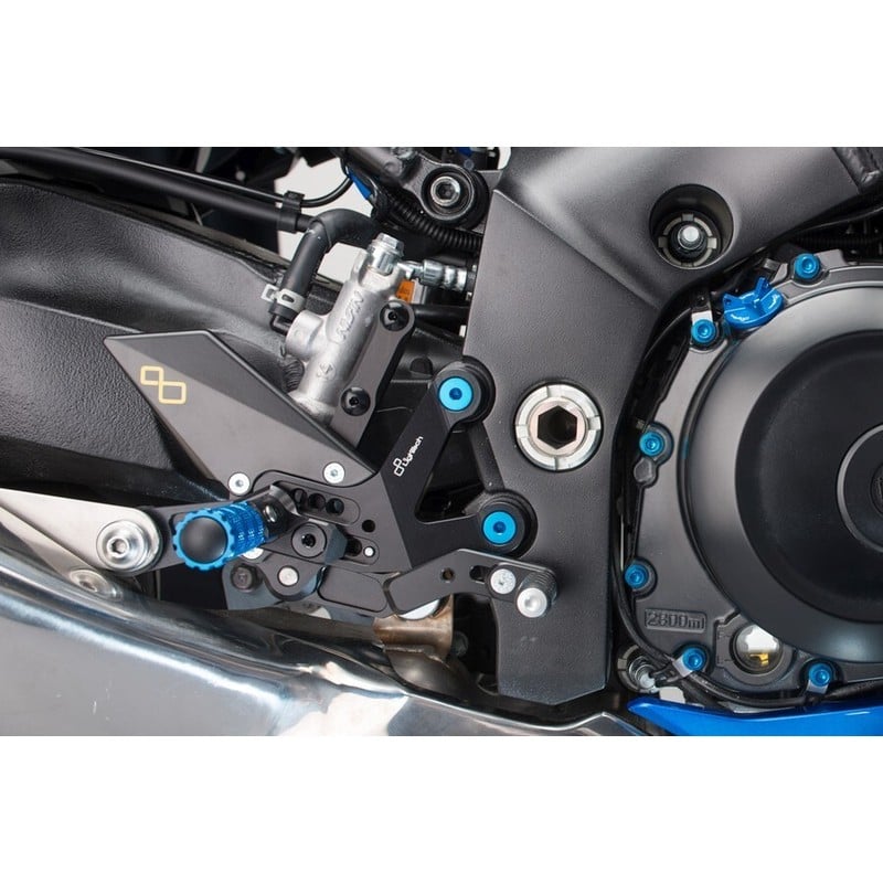 FTRSU003W Repose-pieds réglables avec repose-pieds articulés Suzuki GSX-S1000GT 2015+ Lightech
