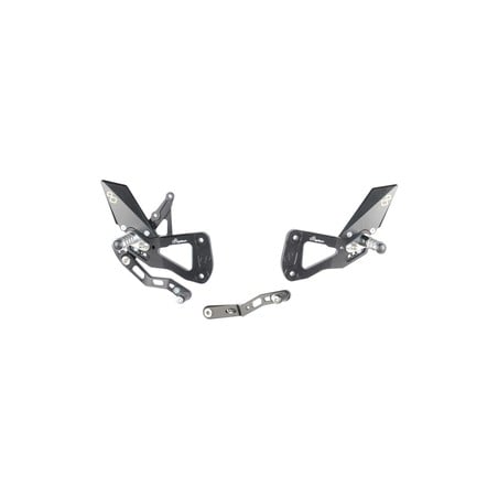 FTRSU004 Pedane Regolabili Con Poggia Piedi Fissi Suzuki GSX-R1000 2017+ Lightech