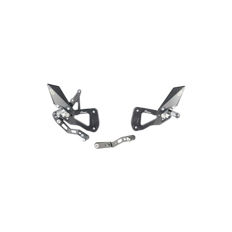 FTRSU004W Repose-pieds réglables avec repose-pieds articulés Suzuki GSX-R1000R 2017+ Lightech