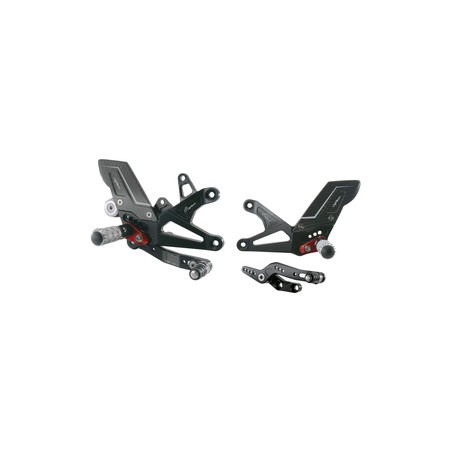 FTRTR005R Repose-pieds réglables - Version « R » Triumph Daytona 765 2013+ Lightech