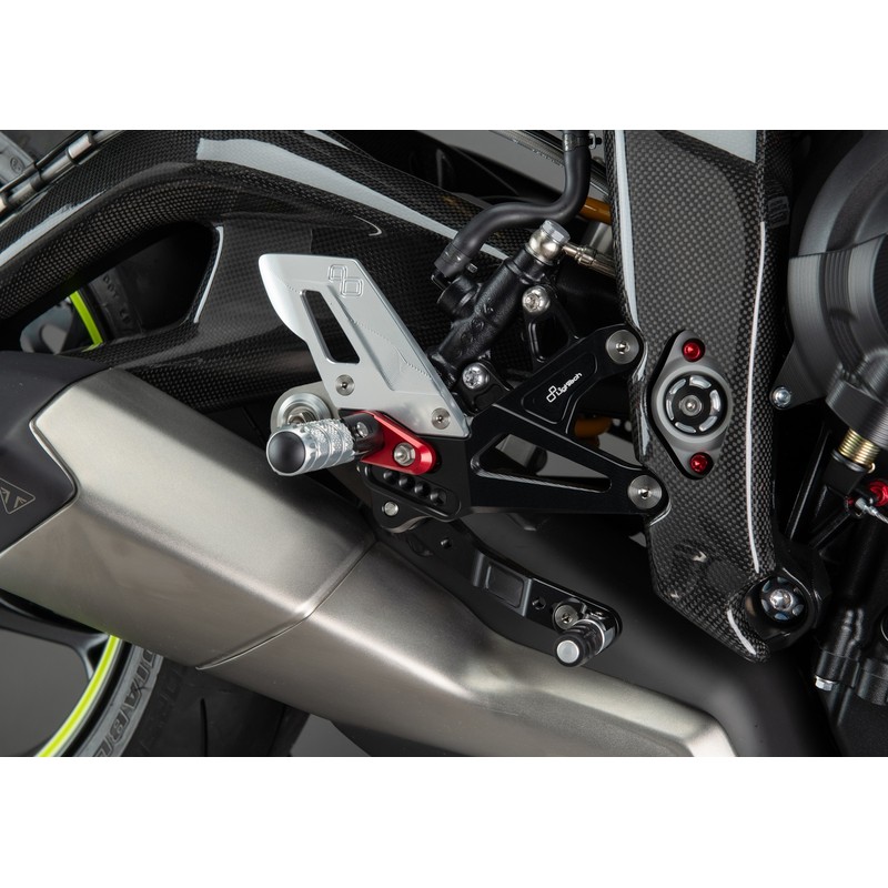 FTRTR005R Verstellbare Fußstützen – „R“-Version Triumph Street Triple 765 S 2017+ Lightech