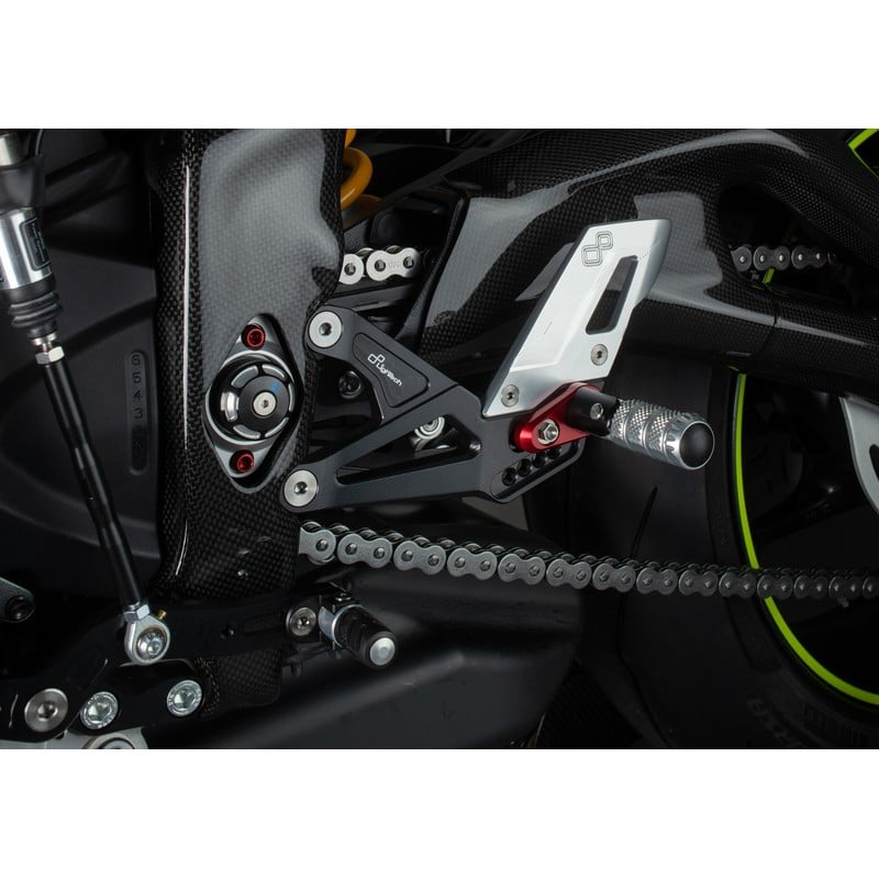 FTRTR005R Repose-pieds réglables - Version « R » Triumph Street Triple 765 S 2017+ Lightech