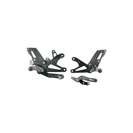 FTRTR005W Repose-pieds réglables avec repose-pieds articulés Triumph Street Triple 765 RS 2017+ Ligh