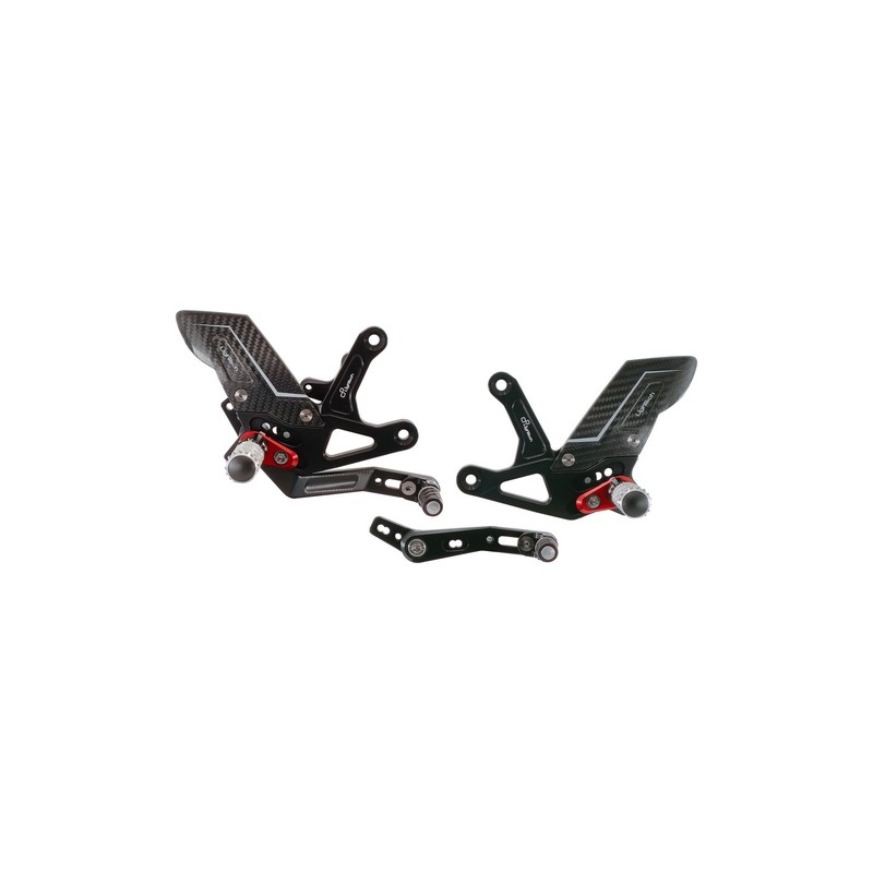 FTRTR006R Reposapiés ajustables - Versión "R" Triumph Speed Triple 1200 RS 2021+ Lightech