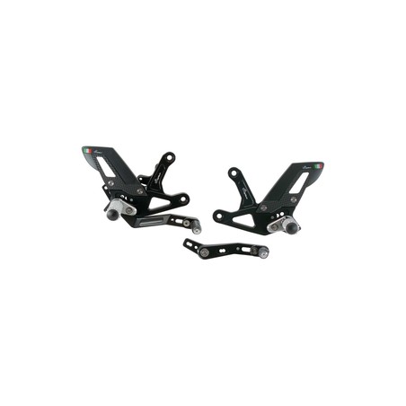 FTRTR006W Repose-pieds réglables avec repose-pieds articulés Triumph Speed Triple 1200 RS 2021+ Ligh