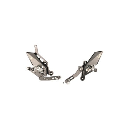 FTRYA008 Pedane Regolabili Con Poggia Piedi Fissi Yamaha MT-07 2014+ Lightech