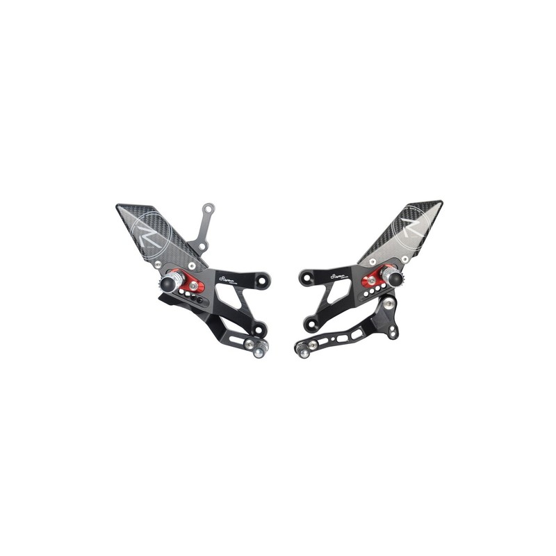 FTRYA014R Repose-pieds réglables version R Yamaha R3 2015+ Lightech
