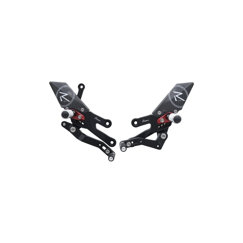 FTRYA018R Reposapiés ajustables - Versión "R" Yamaha R7 2022+ Lightech