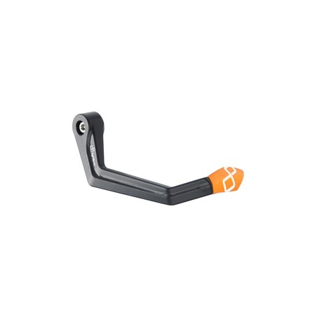 ISS113RA_DUCATI Protection de levier de frein en aluminium - Entraxe 132 mm / Embout coloré ISS113RA