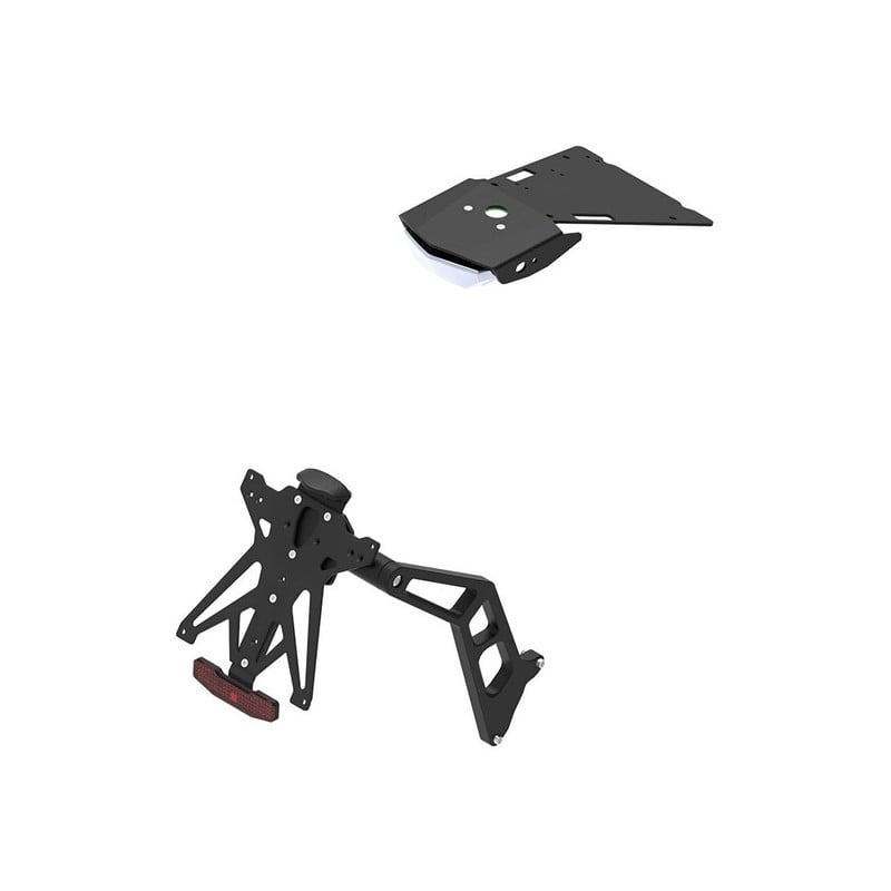 KTARBM109B2 Black Adjustable License Plate Holder Kit Bmw R nineT Scrambler 2016+ Lightech
