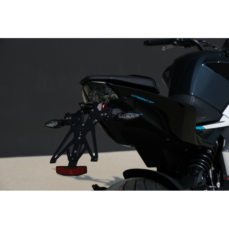 KTARCF101B1 Adjustable License Plate Holder Kit CFMoto 650NK 2021+ Lightech