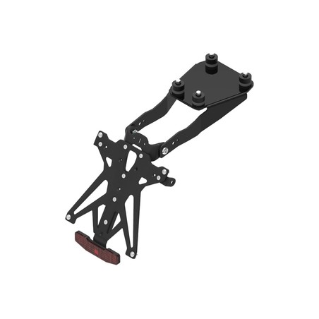 KTARDU112B3 Adjustable License Plate Holder Kit Ducati SuperSport 950 S 2021+ Lightech
