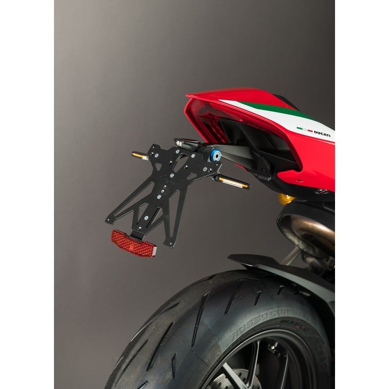 KTARDU113A1 Verstellbarer Kennzeichenhalter-Satz Ducati Streetfighter V2 S 2021+ Lightech