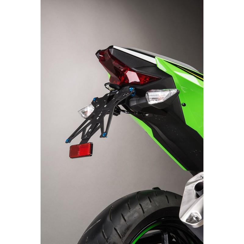 KTARKA124A3 Adjustable License Plate Holder Kit Kawasaki Ninja 250 2018+ Lightech