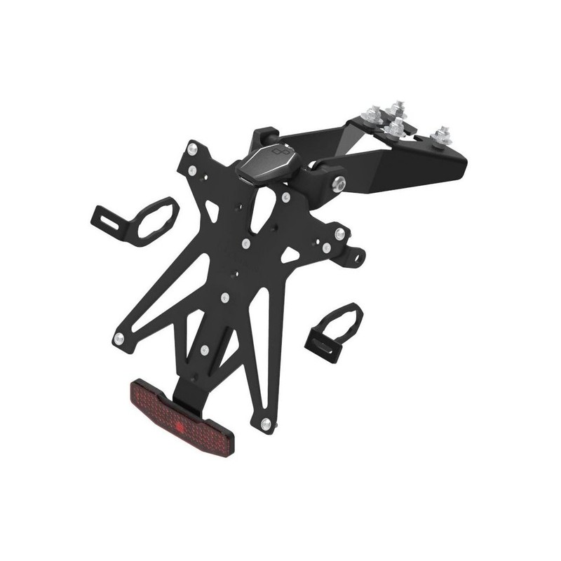 KTARKA124B3 Verstellbarer Kennzeichenhalter-Satz Kawasaki Ninja 250 2018+ Lightech