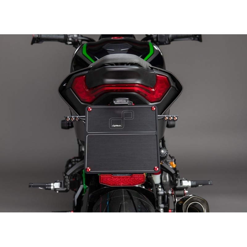 KTARKA128A1 Verstellbarer Kennzeichenhalter-Satz Kawasaki Z900SE 2025+ Lightech