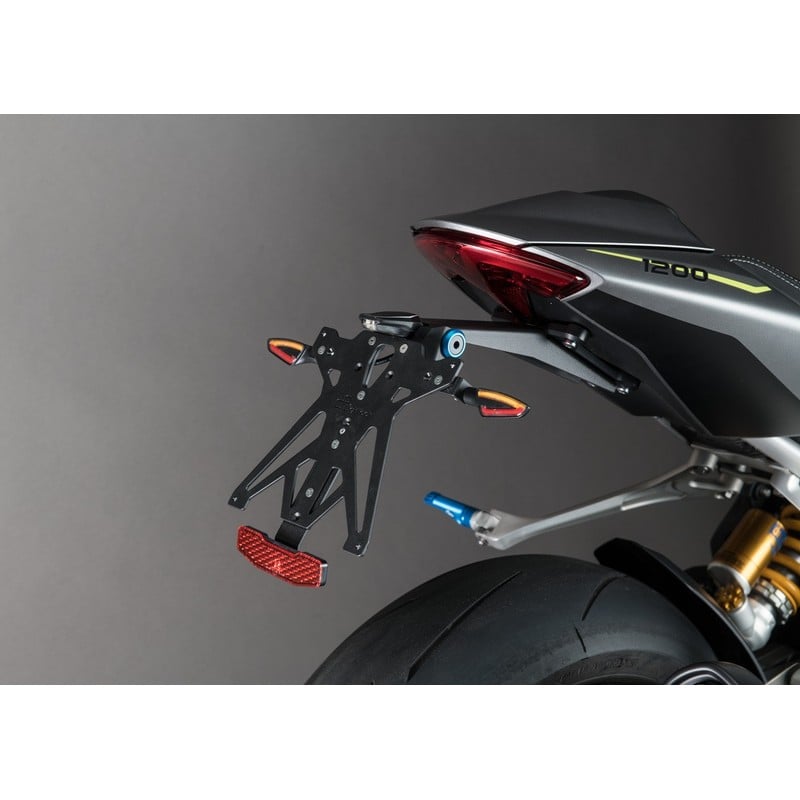 KTARTR108A1 Kit de support de plaque d'immatriculation réglable Triumph Speed Triple 1200 RX 2021+ L