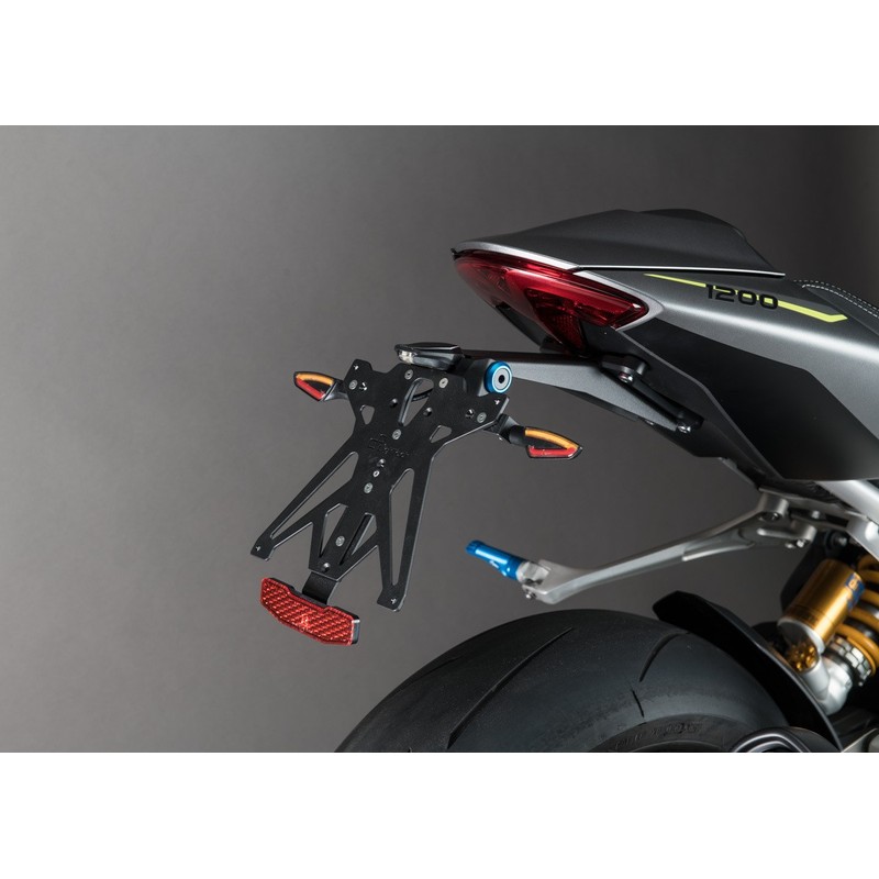 KTARTR108A3 Kit de support de plaque d'immatriculation réglable Triumph Speed Triple 1200 RX 2021+ L