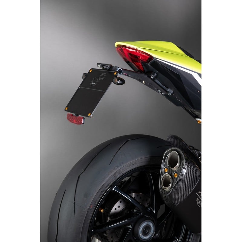 KTARTR108B1 Kit de support de plaque d'immatriculation réglable Triumph Speed Triple 1200 RX 2021+ L