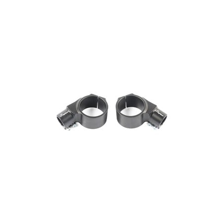 MOZ4701NER Colliers de guidon Ø47 - Déport 20 mm, inclinaison 10° Yamaha R3 2015+ Lightech