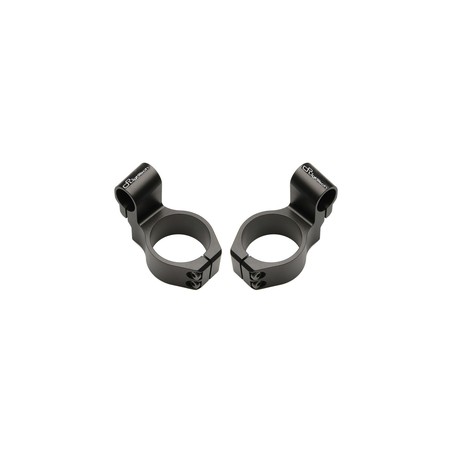MOZ5020 Manchons de guidon Ø50 - Déport 40 mm, Rehausse 20 mm, Inclinaison 10° Suzuki GSX-R600 2008+