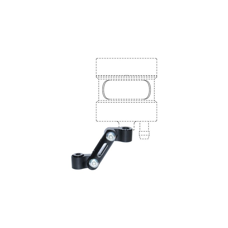 OBT003NER_APRILIA Support de réservoir d'huile OBT006/OBT007 OBT003NER Aprilia Lightech OBT003NER
