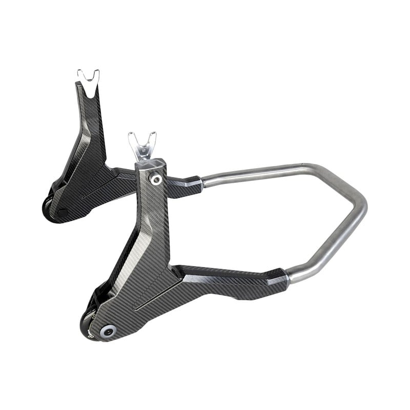 RSC004F Béquille arrière en carbone avec fourches Yamaha R9 2025+ Lightech