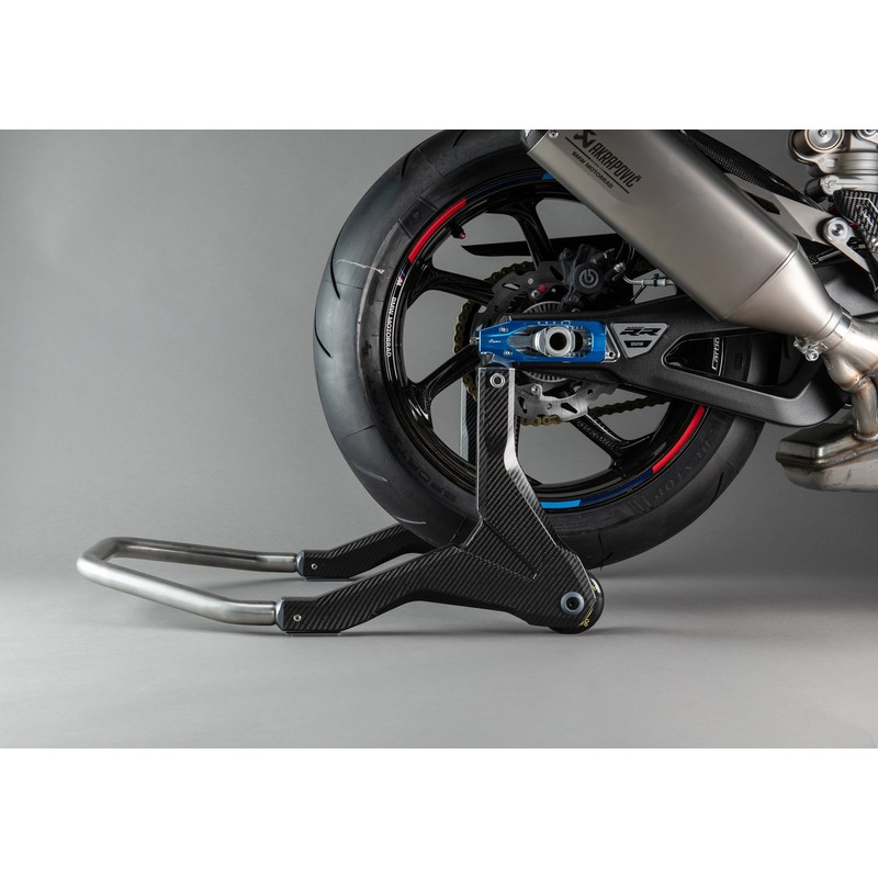 RSC004R Soporte trasero de carbono con rodillos Aprilia RSV4 1100 Factory 2025+ Lightech