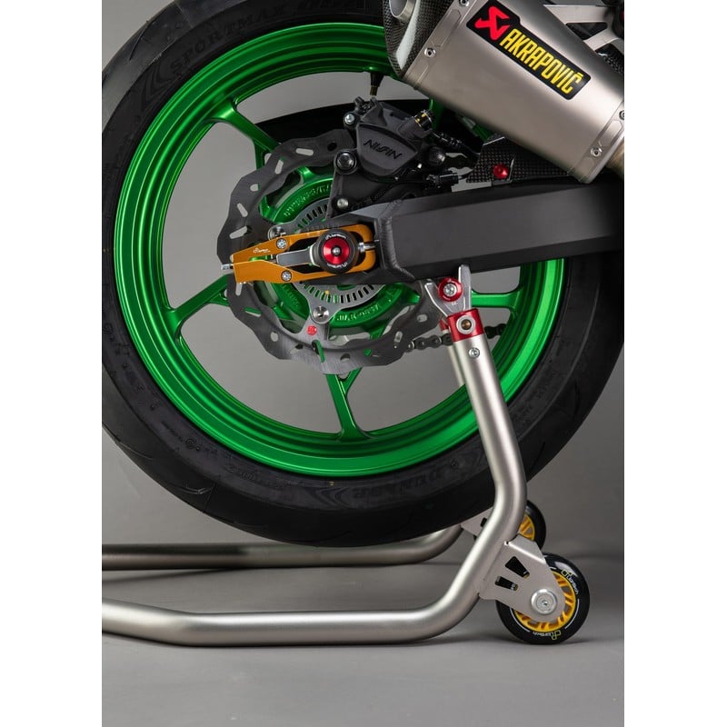 RSS005F_SUZUKI Soporte trasero de acero inoxidable con horquillas RSS005F Suzuki Lightech RSS005F