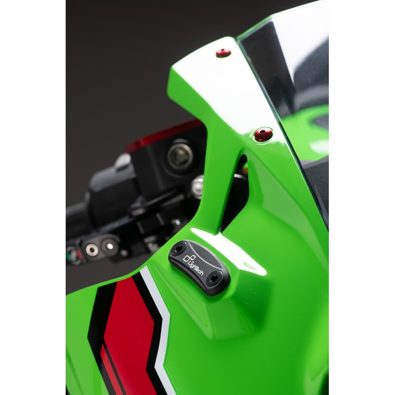 SPE112 Paar Spiegelsitzkappen Kawasaki ZX10R 2011+ Lightech