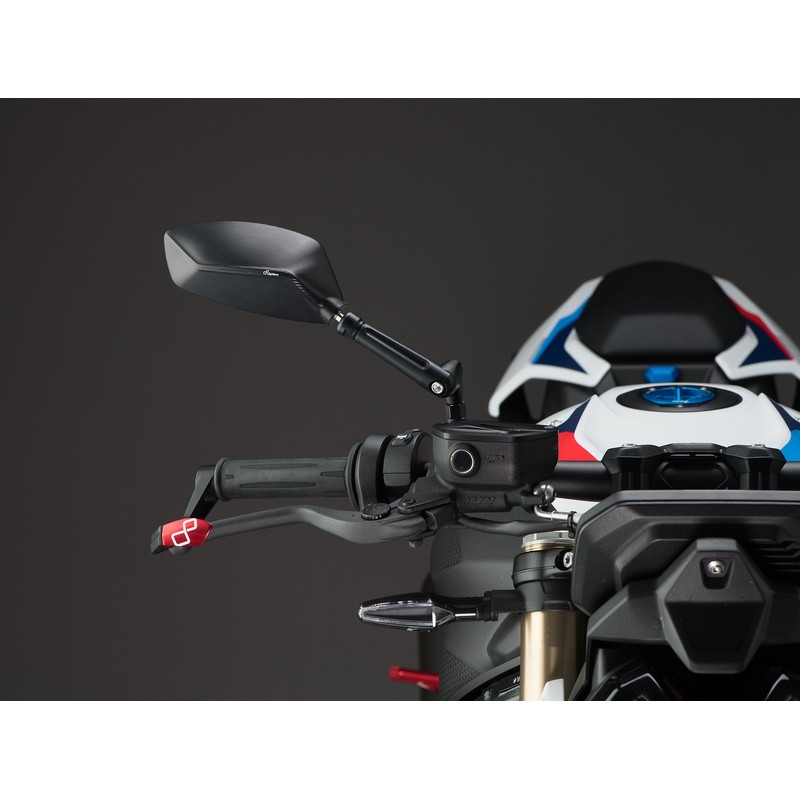 SPEAL027NER Paar GEMINI Aluminiumspiegel Aprilia Tuono V4 1100 Factory 2025+ Lightech