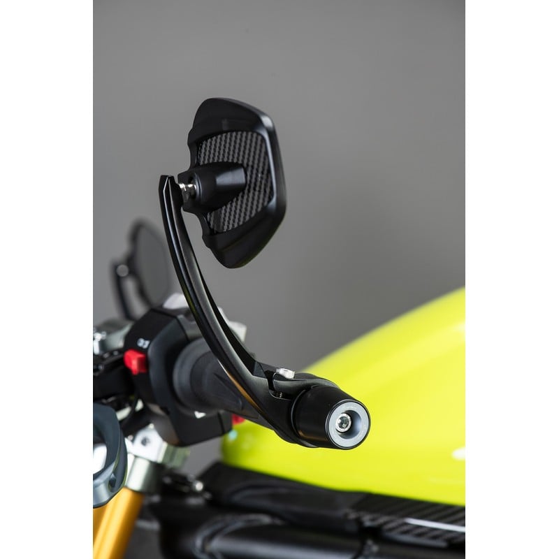 SPEAL035 Coppia Specchi In Alluminio-Carbonio Bar-End Fix Ktm Duke 125 2017+ Lightech