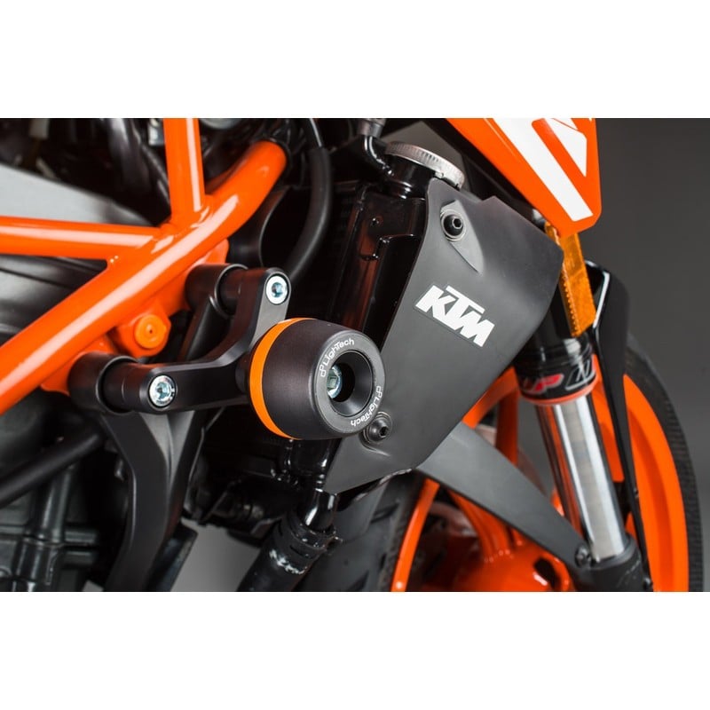 STEKT203 Kit de protección de cuadro con absorción de impactos Ktm Duke 125 2017+ Lightech