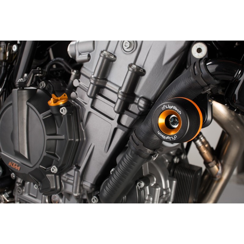 STEKT204 Shock-Absorbing Frame Sliders Kit Ktm Duke 890 R 2020+ Lightech