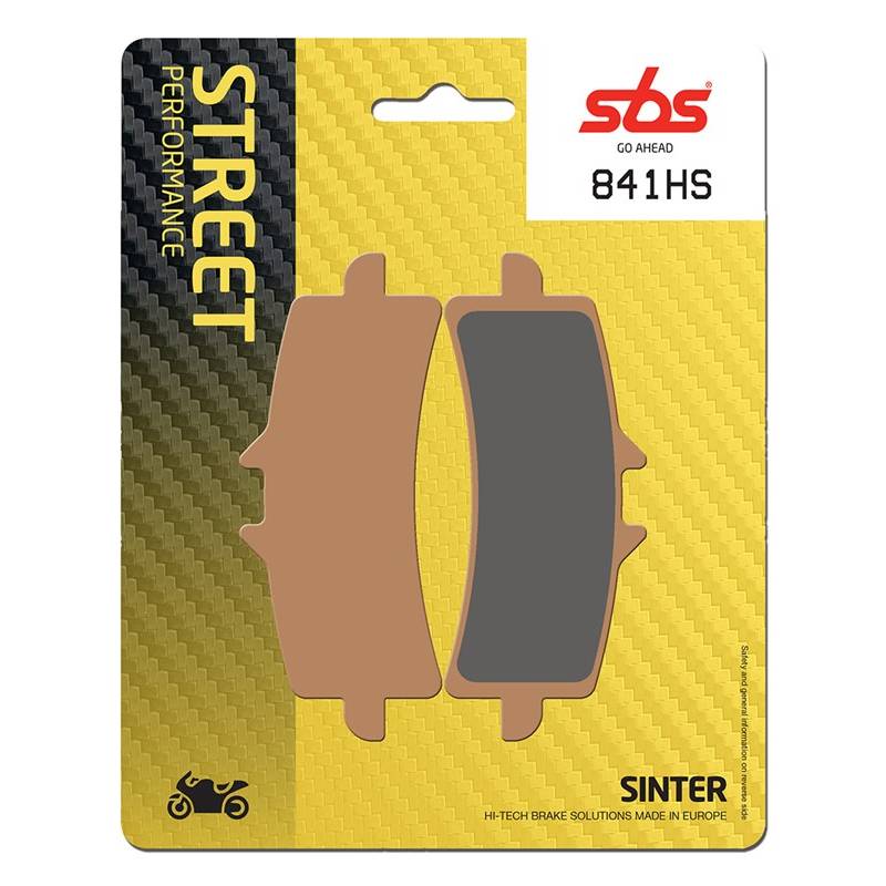 Plaquettes de frein SBS avant droite-gauche pour Ducati Panigale V4 18/19 841HS Sport Sinter