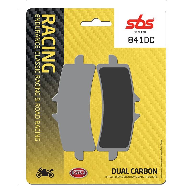 841DC-81587 SBS Pastiglie Freno Anteriore 2pz per Ducati Panigale V4 18/19 841DC Racing Dual Carbon