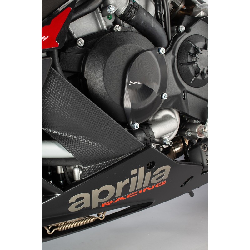 ECPAP001NER Aluminium-Schutzabdeckung für Lichtmaschine, linke Seite Aprilia RSV4 2009+ Lightech
